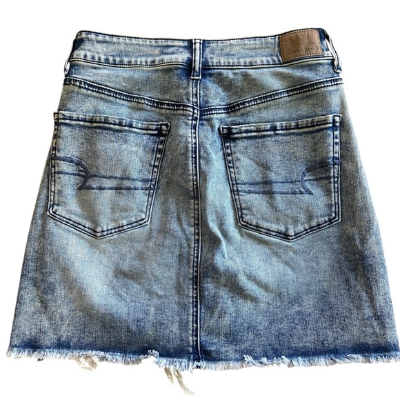 American Eagle Super Soft Denim Jean Mini Skirt Women’s Size 2 - Picture 2 of 7